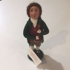 Vintage  Never Displayed Byers Choice Boy/Clarinet